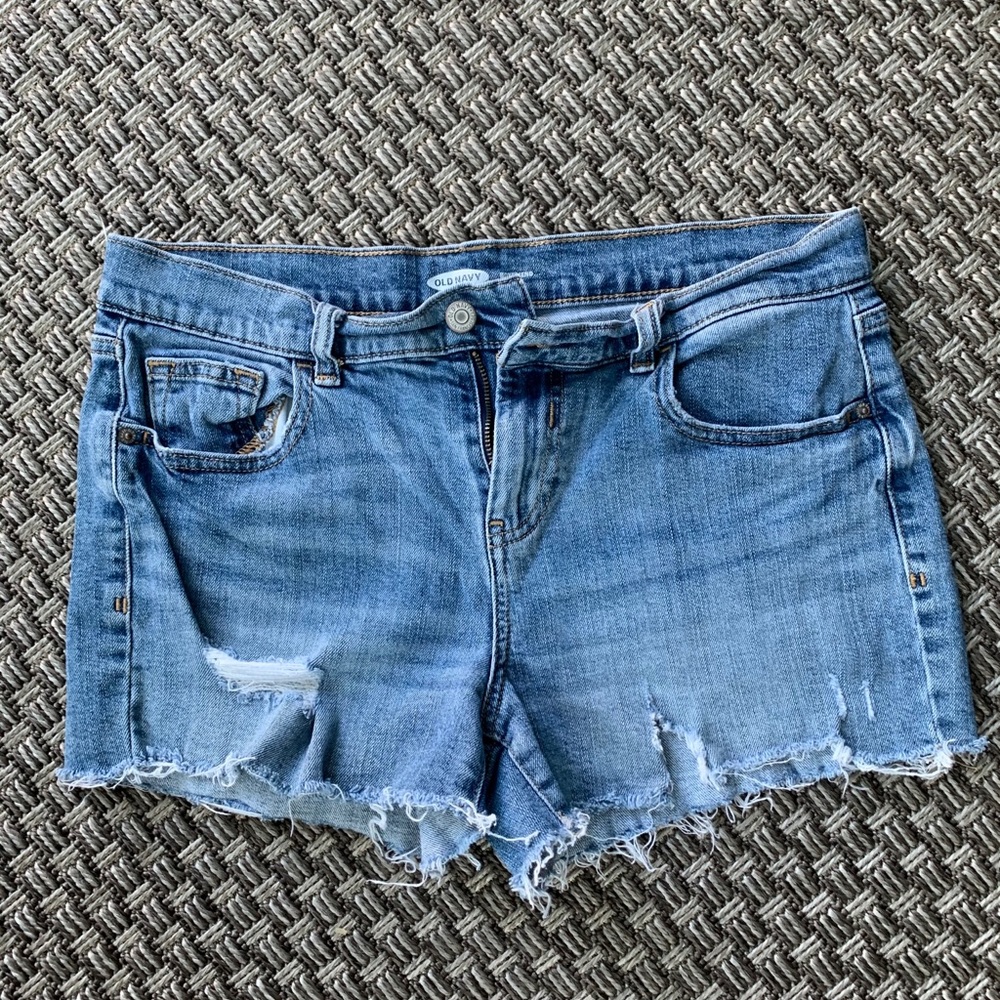 Old navy denim cutoff shorts